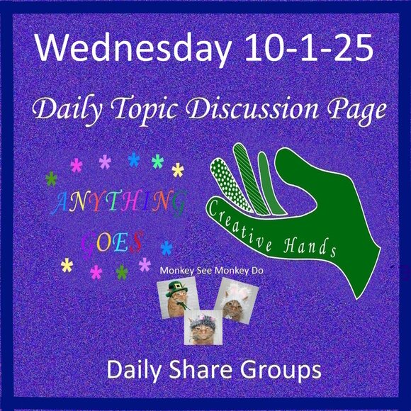 Wednesday 10-1-25 Share Groups - Part Two - Daily Topic Discussion - Picture 1 of 4